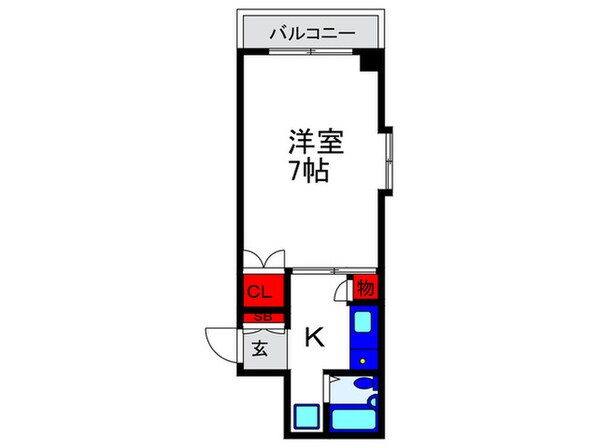 コアヒルⅠの物件間取画像